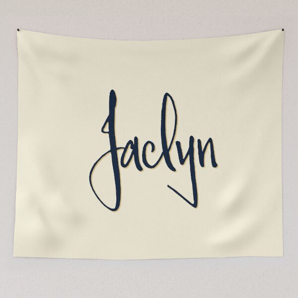 Item preview, JACLYN personalized type design designed and sold by CharlottePlaceArt.