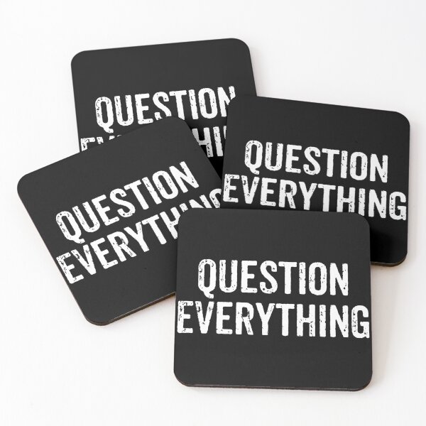 Item preview, Question Everything - Conspiracy Theorist Joke designed and sold by qarinefesia.