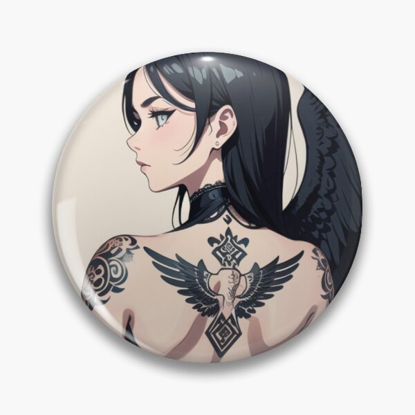 Item preview, Fallen Angel Black Wings Gothic Girl Art designed and sold by EchoWave11.
