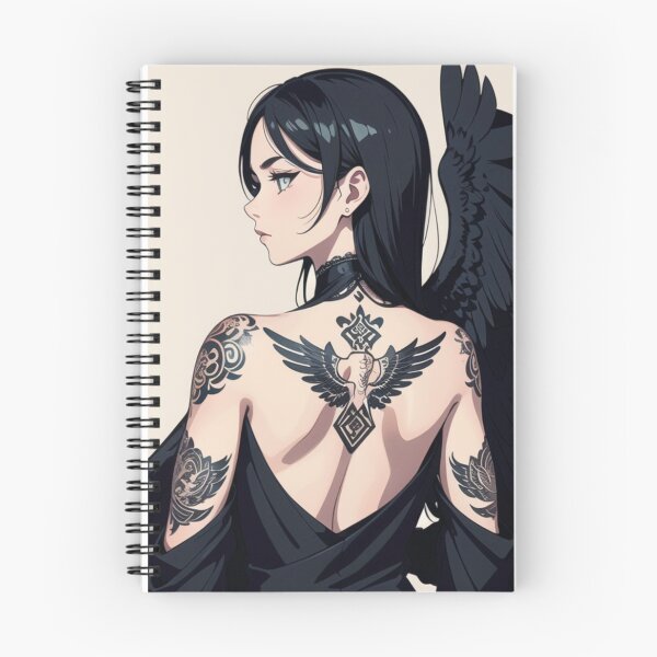 Item preview, Fallen Angel Black Wings Gothic Girl Art designed and sold by EchoWave11.
