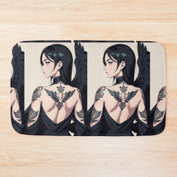 Item preview, Fallen Angel Black Wings Gothic Girl Art designed and sold by EchoWave11.