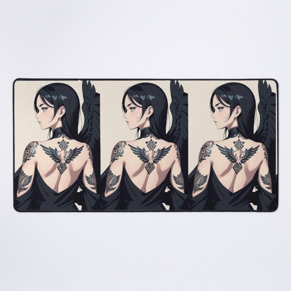 Item preview, Fallen Angel Black Wings Gothic Girl Art designed and sold by EchoWave11.