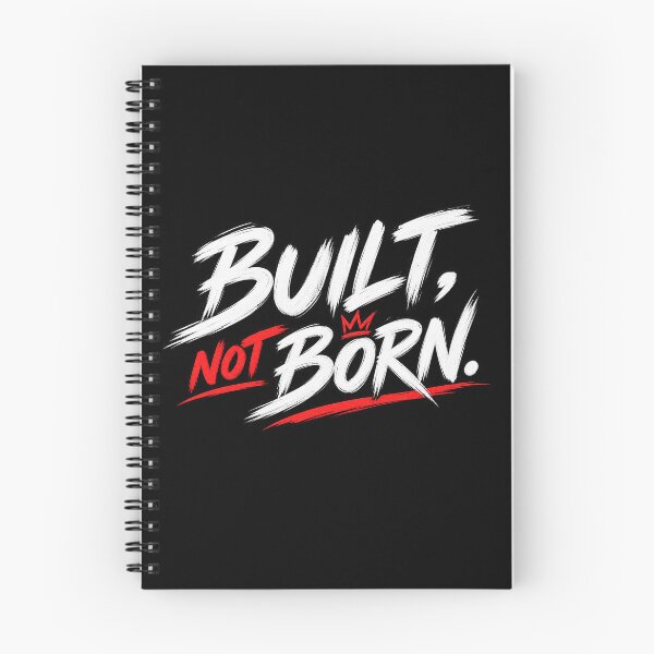 Item preview, Built, Not Born. | Motivational Gym Quote Sticker | Fitness Typography designed and sold by ritach11.