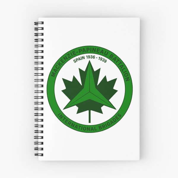 Item preview, Mackenzie Papineau Battalion International Brigades Antifascist Emblem Print designed and sold by PinUpPizzazz.