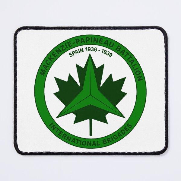 Item preview, Mackenzie Papineau Battalion International Brigades Antifascist Emblem Print designed and sold by PinUpPizzazz.