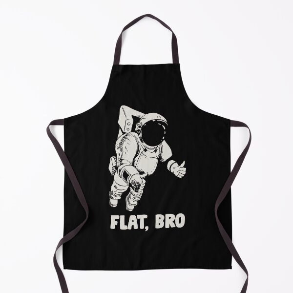 Item preview, Flat, Bro - Funny Space Astronaut Flat Earth Conspiracy designed and sold by qarinefesia.