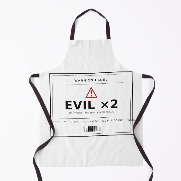 Item preview, Title: EVILx2 Warning Label Product Tag designed and sold by John O.