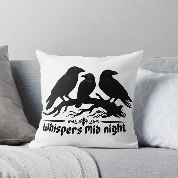 Item preview, Whispers Midnight Raven Crow T-Shirt Design Gothic Halloween Vector designed and sold by Rabu10.