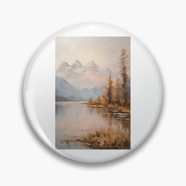 Item preview, Golden Autumn Reflection on Mountain Lake designed and sold by zabuzabumarta.