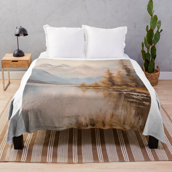 Item preview, Golden Autumn Reflection on Mountain Lake designed and sold by zabuzabumarta.