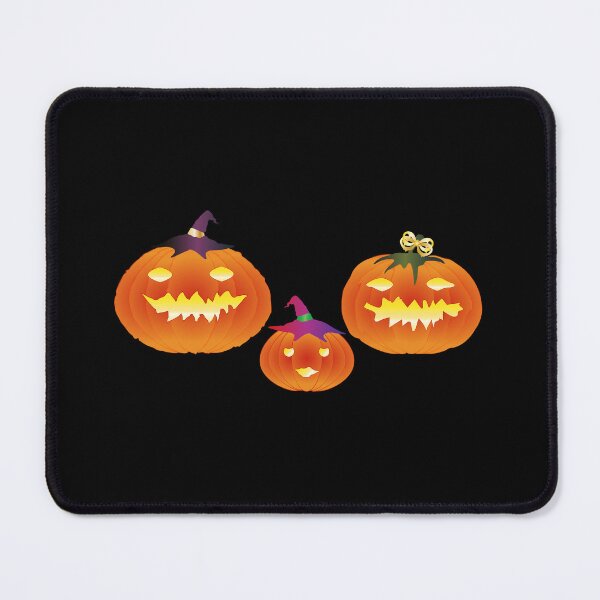 Item preview, Cute Halloween Pumpkin Family - Spooky Glowing Jack-o'-Lanterns Illustration designed and sold by Caterina@.