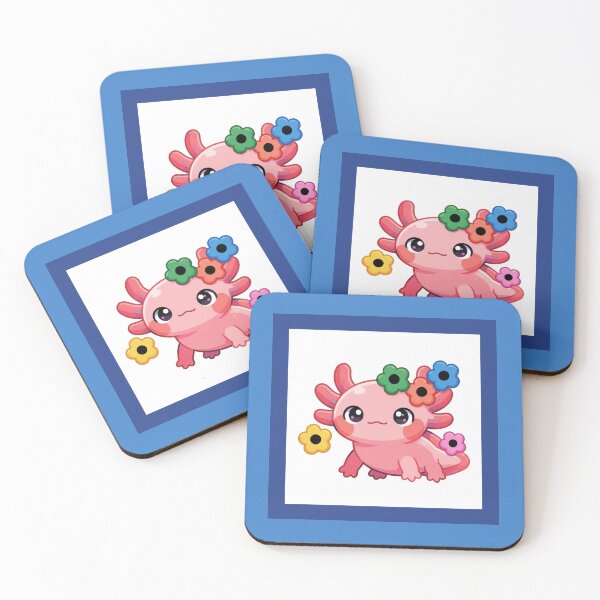 Item preview, Magical Cute Axolotl Cartoon Design designed and sold by amusefullife.