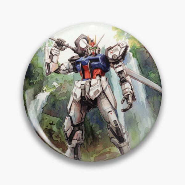 Item preview, watercolour art sword strike gundam seed kira yamato digital illustration digital imaging  designed and sold by sabartgunpla.