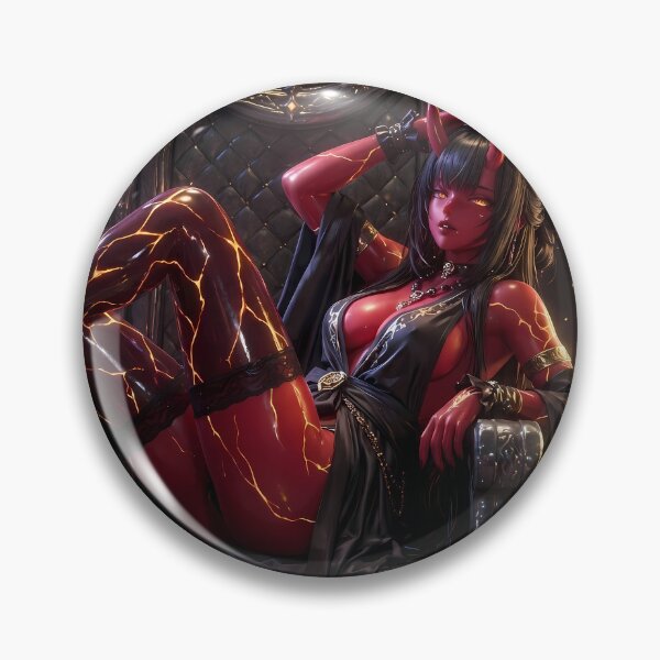 Item preview, Red Demon Queen Succubus Blue Magic designed and sold by GalleryBrisArt.