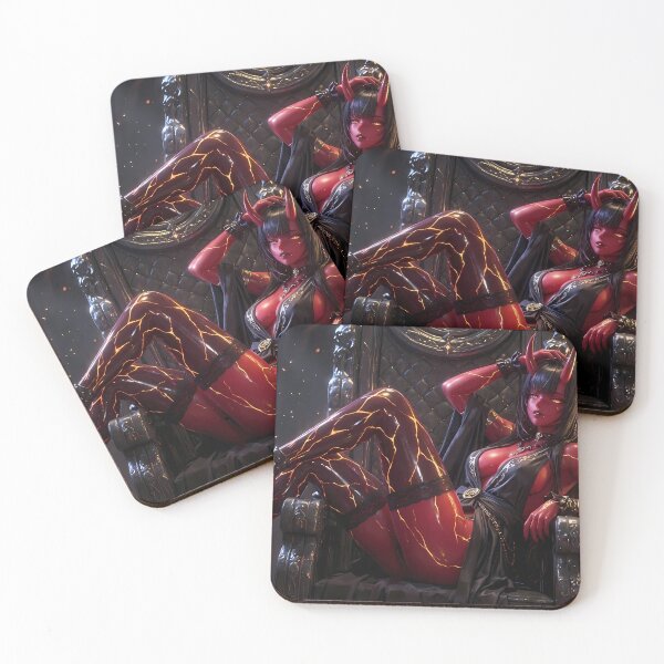 Item preview, Red Demon Queen Succubus Blue Magic designed and sold by GalleryBrisArt.