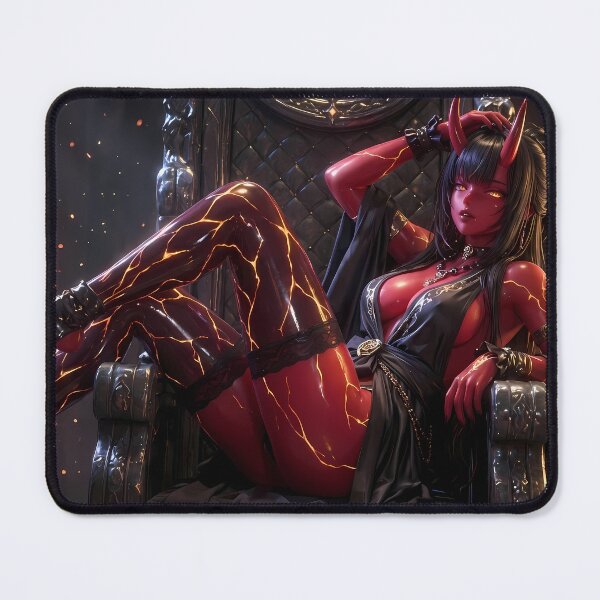 Item preview, Red Demon Queen Succubus Blue Magic designed and sold by GalleryBrisArt.