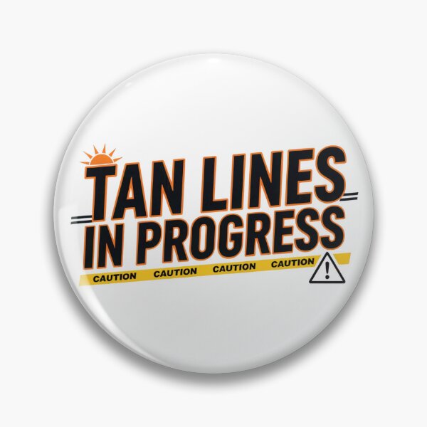 Item preview, Tan Lines In Progress Funny Beach Shirt designed and sold by Sezee.