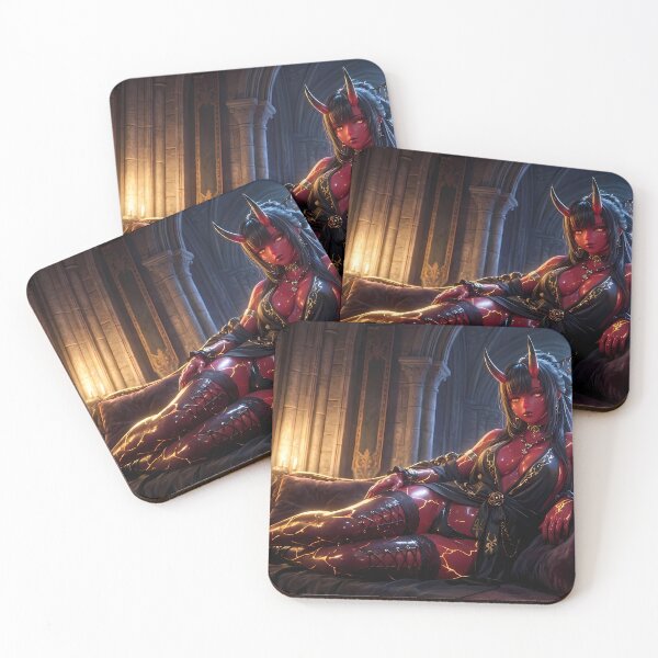 Item preview, Red Demon Queen Succubus Blue Magic designed and sold by GalleryBrisArt.