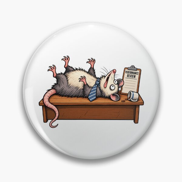 Item preview, Opossum Performance Review – Playing Dead at Work designed and sold by Concrete Coffee Studio.