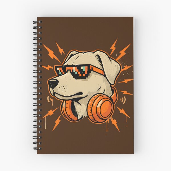 Item preview, Cool Dog DJ – Pixel Shades & Headphones designed and sold by KiraChie.