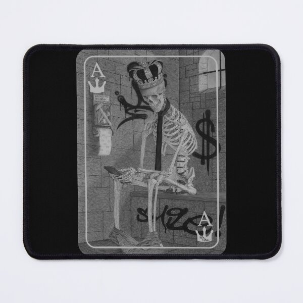Item preview, Ace of Kings | Skeleton King — Hyperrealistic Graphite Drawing designed and sold by David Mateo ArtWorks.