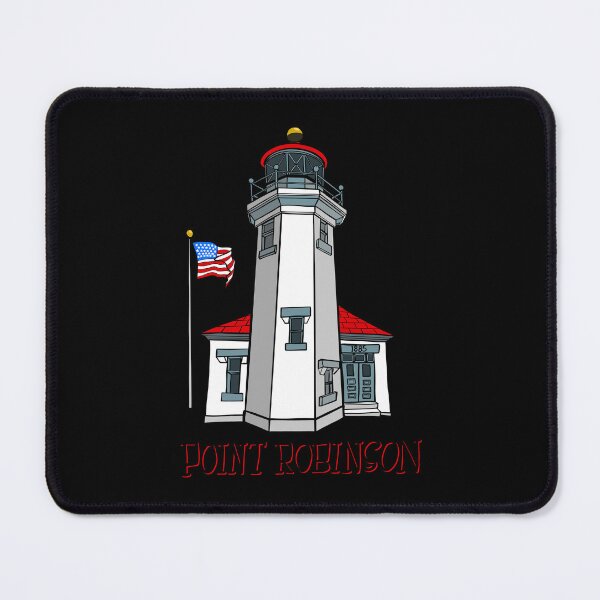 Item preview, Point Robinson Lighthouse Vashon Island WA 1885 Art designed and sold by Urban Muse And Sultry Hues.