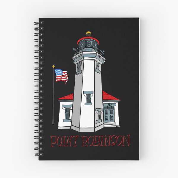 Item preview, Point Robinson Lighthouse Vashon Island WA 1885 Art designed and sold by Urban Muse And Sultry Hues.