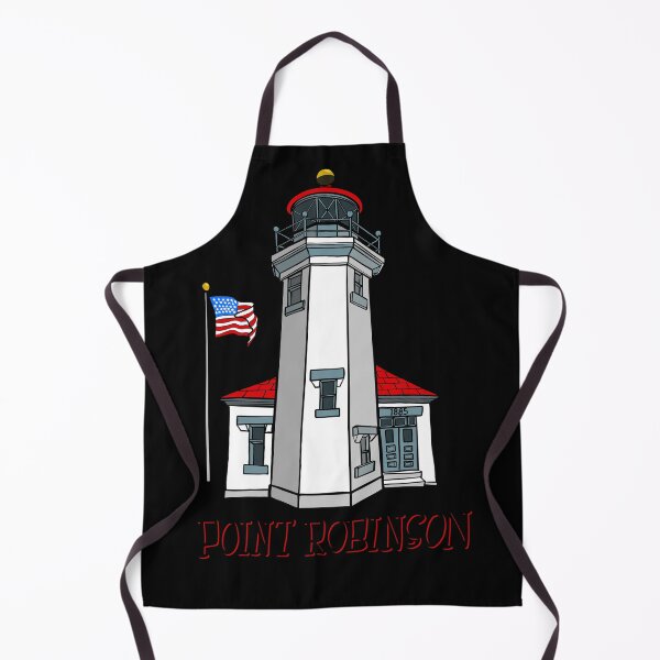 Item preview, Point Robinson Lighthouse Vashon Island WA 1885 Art designed and sold by Urban Muse And Sultry Hues.
