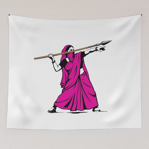 Item preview, Indian Feminist Gulabi gang culture  designed and sold by DanniJordan.