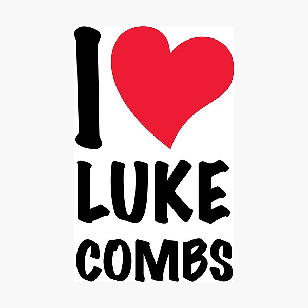 Item preview, I love Luke Combs designed and sold by Foundry88.