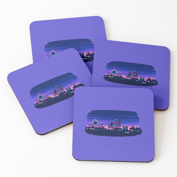 Item preview, Retrowave Skyline Maintenance Crew designed and sold by KungPowUnicorn.