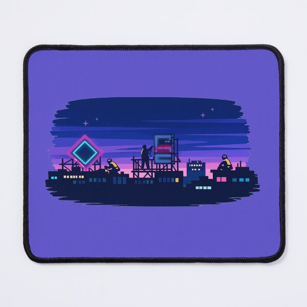 Item preview, Retrowave Skyline Maintenance Crew designed and sold by KungPowUnicorn.