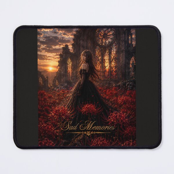 Item preview, Sad Memories – Gothic Elegance in a Field of Red Spider Lilies designed and sold by Kurekou Lab.