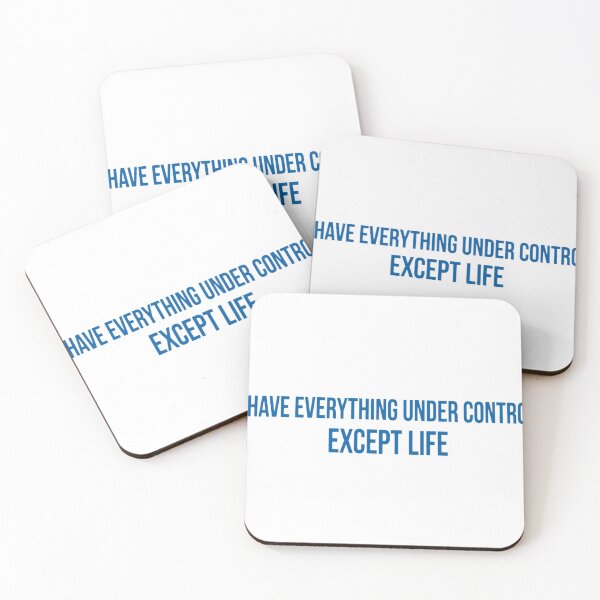 Item preview, I Have Everything Under Control Except Life - Funny Polish Sarcastic Quote designed and sold by Neurospicy Trolls.