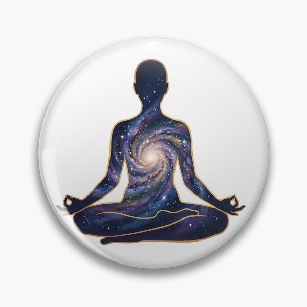 Item preview, Cosmic Meditation Woman – Spiritual Galaxy Yoga & Mindfulness Art designed and sold by Kayshies8120.