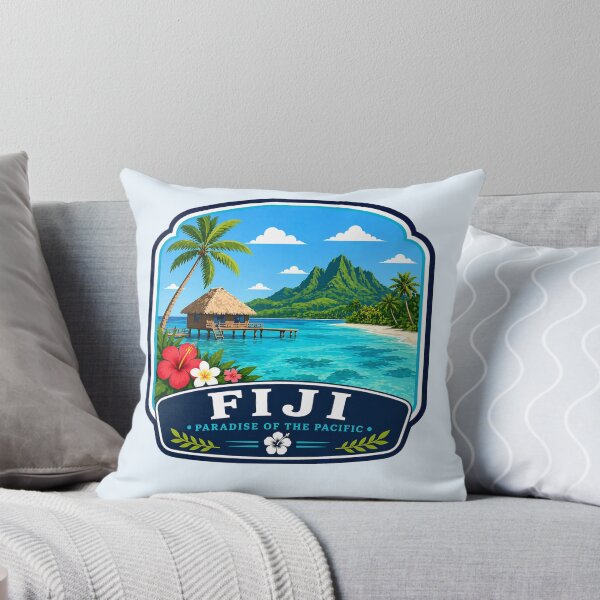 Item preview, Fiji - Tropical Island Beach Paradise designed and sold by Myra365Art.