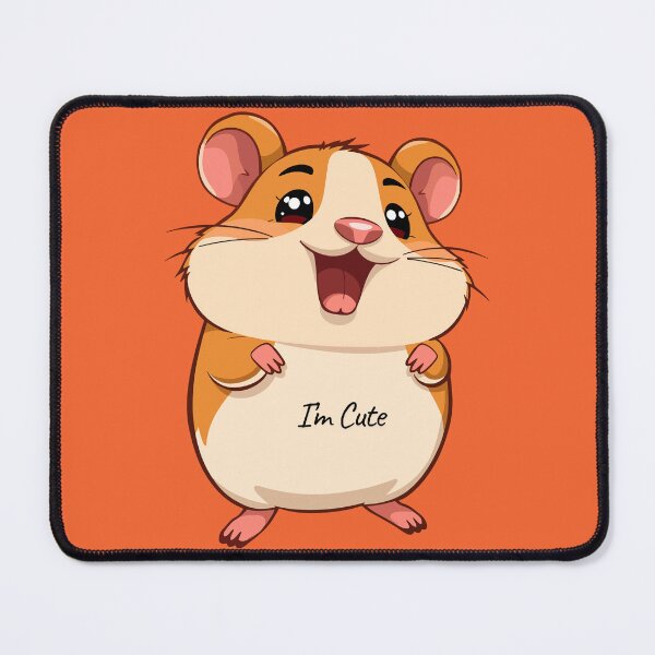 Item preview, Cute Hamster “I’m Cute” Kawaii Hamster Funny Animal Lover Design designed and sold by PRFashions.