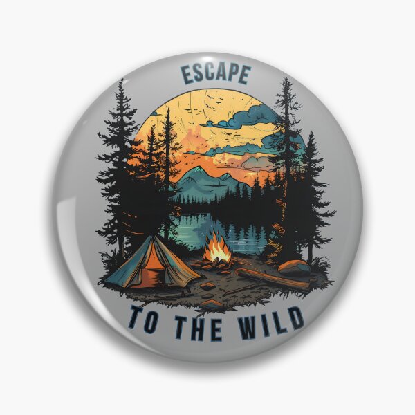 Item preview, Escape to the Wild - Vintage Camping & Outdoor Wilderness Adventure designed and sold by SeJaa.