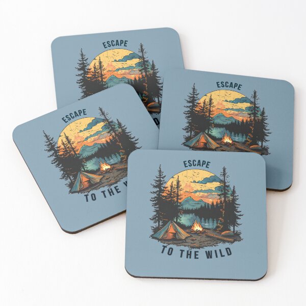 Item preview, Escape to the Wild - Vintage Camping & Outdoor Wilderness Adventure designed and sold by SeJaa.