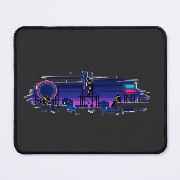 Item preview, Synthwave Skyline Maintenance Crew designed and sold by KungPowUnicorn.