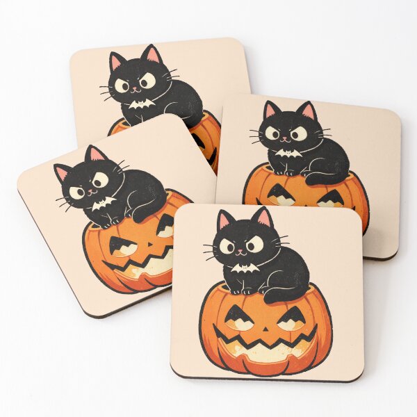 Item preview, Cute Black Cat Pumpkin Halloween designed and sold by Nuttajak.