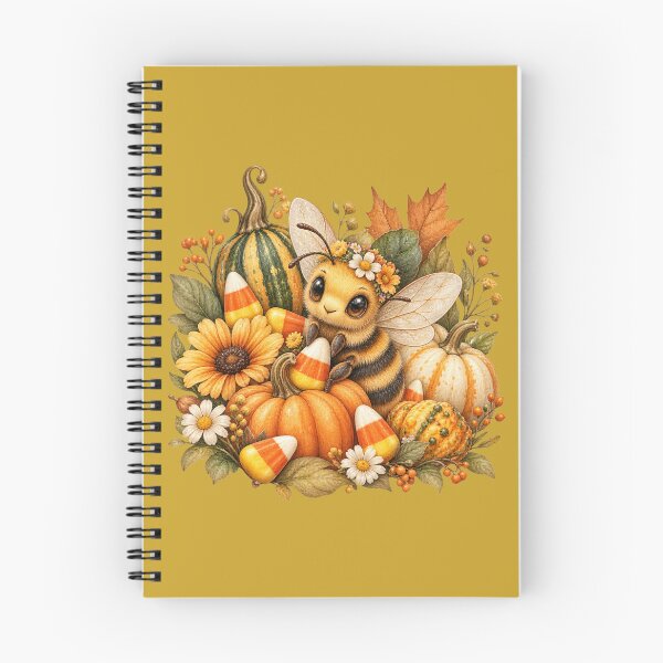 Item preview, Cottagecore Honeybee Autumn Watercolor Art – Cozy Fall Harvest Print designed and sold by MagicMakerPh.