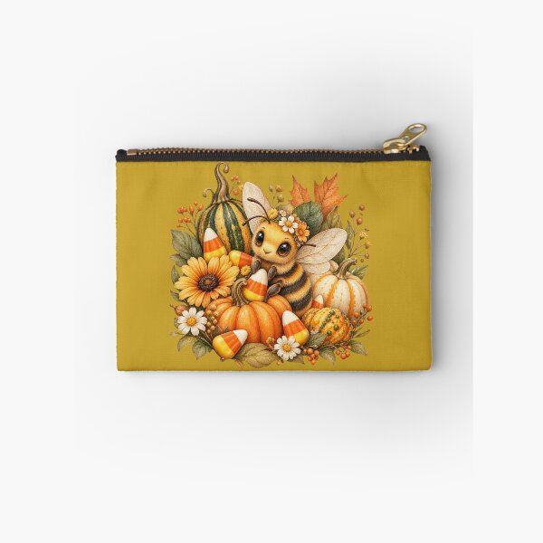 Item preview, Cottagecore Honeybee Autumn Watercolor Art – Cozy Fall Harvest Print designed and sold by MagicMakerPh.