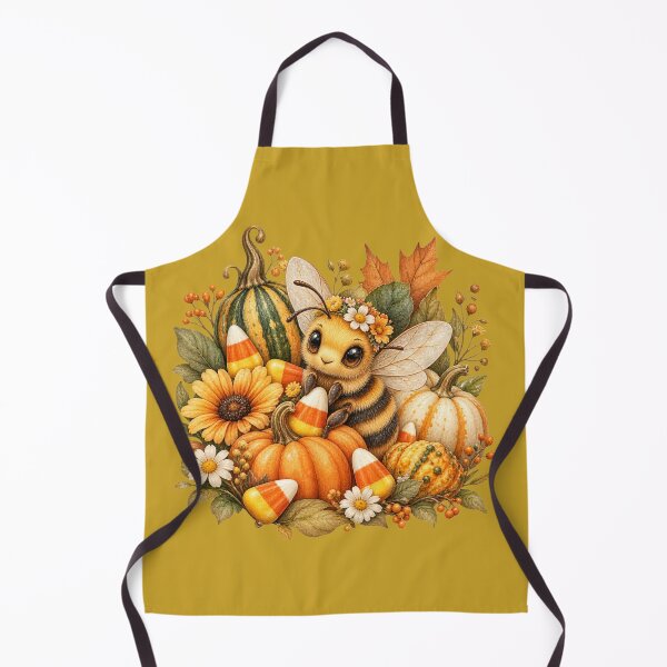 Item preview, Cottagecore Honeybee Autumn Watercolor Art – Cozy Fall Harvest Print designed and sold by MagicMakerPh.