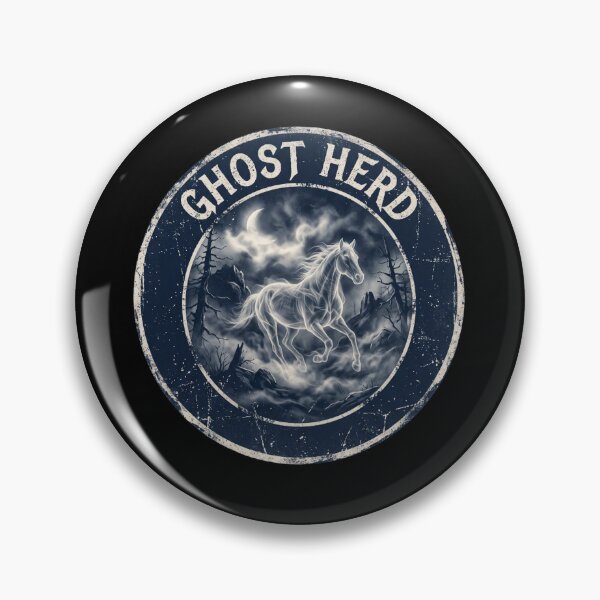 Item preview, Ghost Herd — Mystical Spectral Horse Night Design Tee v2 designed and sold by CornishPixiPony.