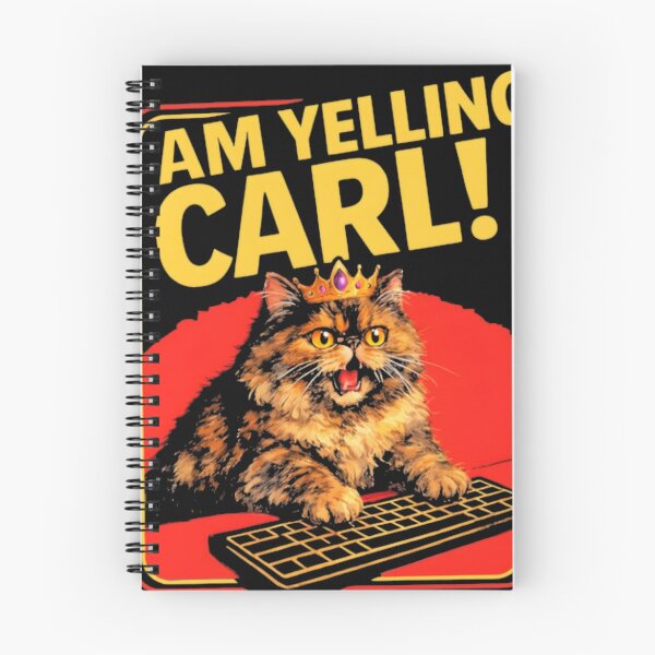 Item preview, I Am Yelling Carl Donut The Cat Dungeon Crawler Ca designed and sold by yoshaa-z.
