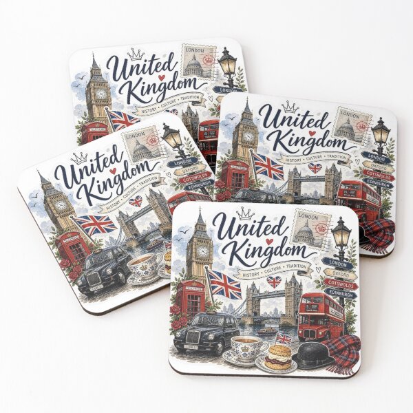 Item preview, United Kingdom Travel – London Landmarks, British Culture & Vintage Design designed and sold by 4U---Store.