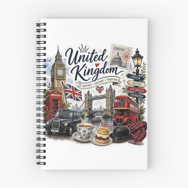 Item preview, United Kingdom Travel – London Landmarks, British Culture & Vintage Design designed and sold by 4U---Store.