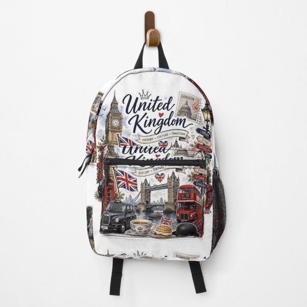 Item preview, United Kingdom Travel – London Landmarks, British Culture & Vintage Design designed and sold by 4U---Store.