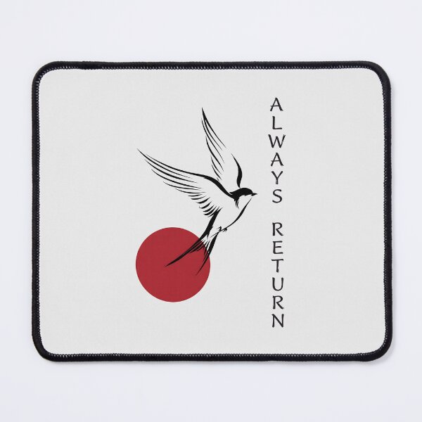 Item preview, Japanese Swallow Tattoo - Irezumi Art Aesthetic Japanese Sun Graphic designed and sold by SplashTastic.